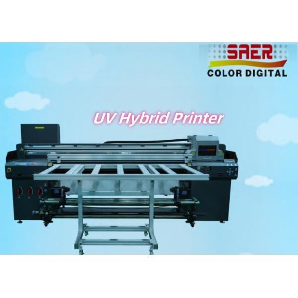 High Precision and High Speed Hybrid UV Flatbed Printer and Roll to Toll