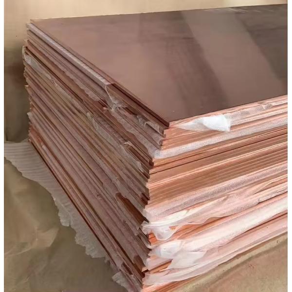 Quality Flat Copper Roofing Sheets Pure Copper Plate C10100 C11000 Price Per Kg wholesale