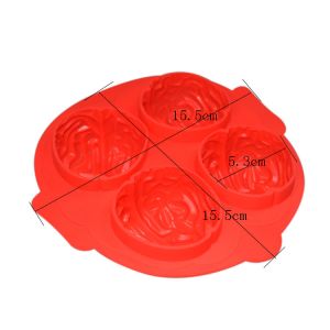 MHC Flexible FDA Approved Silicone Ice Cube Tray Mold Freezer Safe Cake Tools