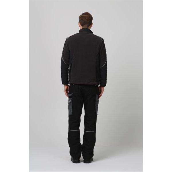 Detectable Hood Cold Weather Workwear 350gsm Cold Jacket For Men