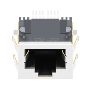 LPJES101XCNL Tab Up Without LED 1X1 Port SMT RJ45 Jack Without Integrated