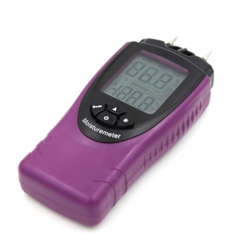Handheld Digital Moisture Meter Humidity Tester for Wood Concrete Model H10198