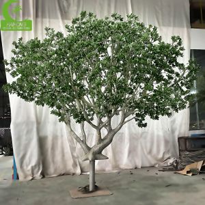 Factory Price Custom Large Green Ficus Tree Look Natural Fake Olive Tree