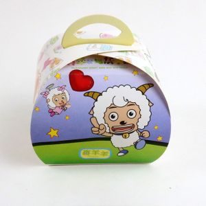 Top Seller Cute Cartoon Peppa Pig , Happy Lamb , Bear Cupcake Muffin Cake Boxes