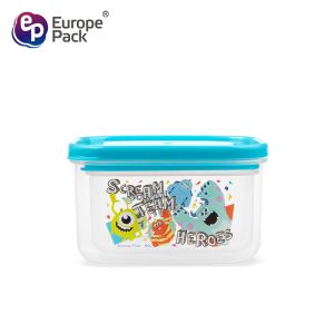Cartoon pattern Plastic food containers with lids preservation box
