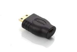 China micro hdmi female adapter,mini hdmi M to micro hdmi F adapter for digital camera on sale