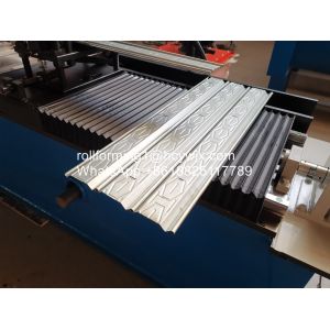 Fast Speed Shutter Door Roll Forming Machine With Cr12 Cutting Blade Material