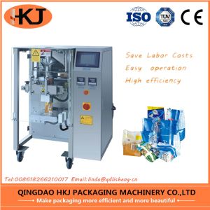 Cheap Hkj-320 Snacks Packing Machine , Coffee Packaging Equipment With Filling for sale