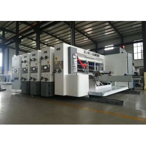 Water Ink Flexo Printer Slotter Machine Adopt Frequency Variable Controller