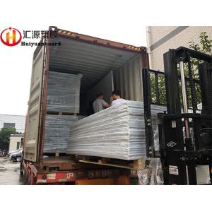 Smooth Correx Fire Retardant Sheets , Recycled Corrugated Plastic Sheets
