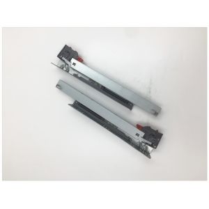 Durable Undermount Soft Close Drawer Slides Adjustable Grey Handle Single