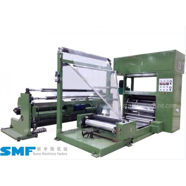 Quality 60Hz Triangle Plastic Film Folding Machine Rewinding PLC Control wholesale