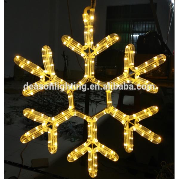90cm led cool white crystal snowflake
