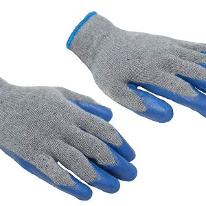 Crinkle Palm Latex Coated Work Gloves , Insulated Winter Work Gloves