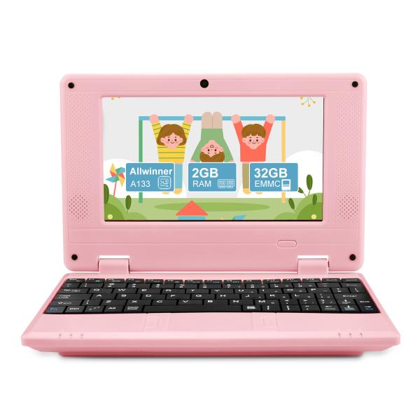 Quality 12 OS Android Laptop Computer HD Screen 7 Inch Android Laptop Education Tool For Kids wholesale