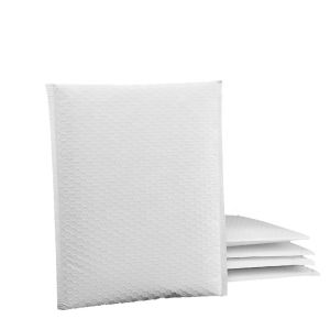 China White Packaging Envelopes 120 Micron Recyclable Shockproof Padded Bubble Mailers on sale