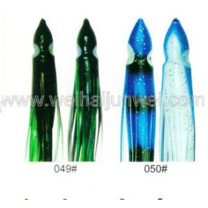 Soft squid skirt fishing lure color: 45#~55# size:3"~15"
