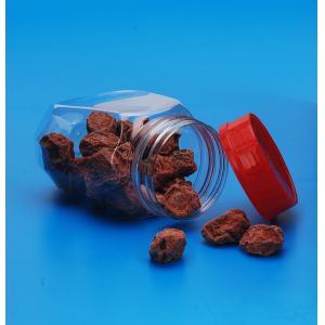 food grade pet hexagon plastic container waterproof screw cap hexagon plastic