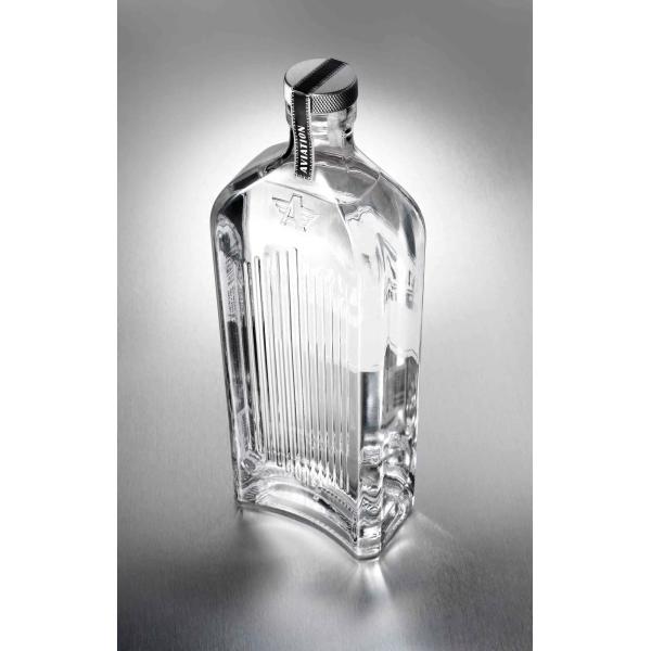 1750ml Aviation Engraved Gin Bottle Alunimum Screw Cap SGS FDA