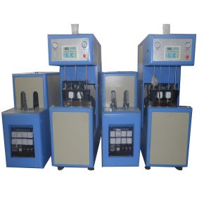 Cheap 0.1-2L Volume Size PET Semi Automatic HZ-880 Mineral Water Bottles Blow Moulding Machine for sale