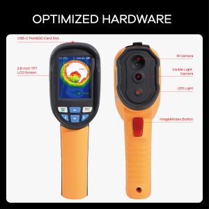 Higher Resolution 120*90 Handheld Infrared Thermal Imager Camera for Water Pipe