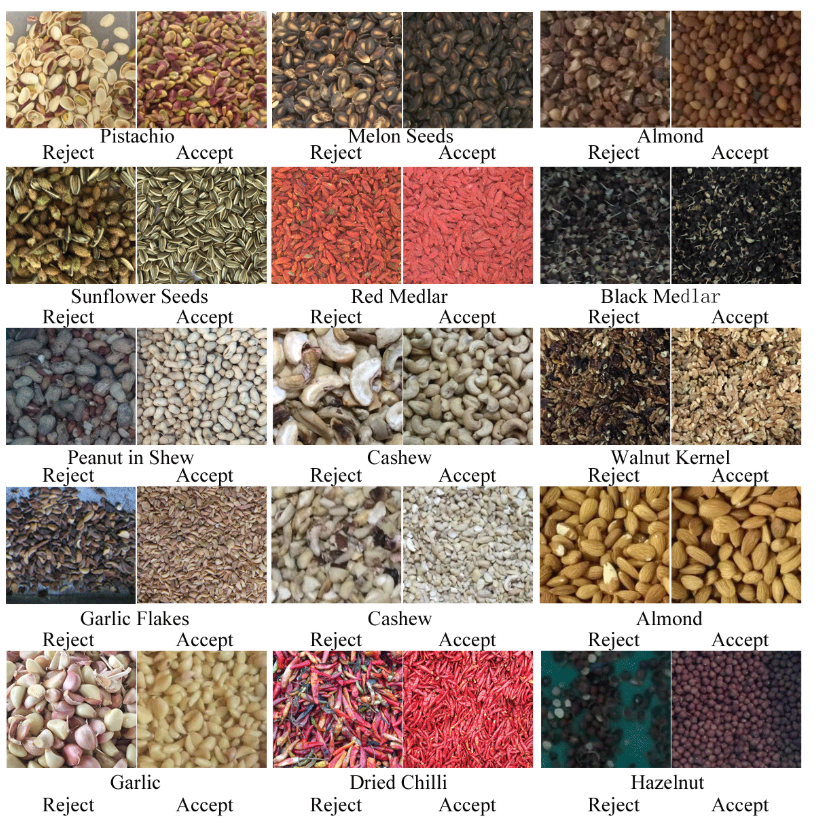 Wenyao High Sorting Accuracy Peanut Beans Grains Multi Function Color Sorter Machine