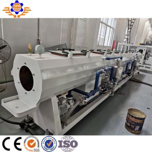 110KW Sanitary Plumbing Plastic HDPE Pipe Production Line With Calibration
