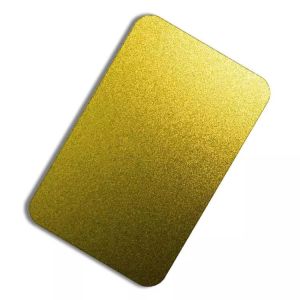 PVD Colour Bead Blasted Stainless Steel Sheet Decoiling Anti Oxidation