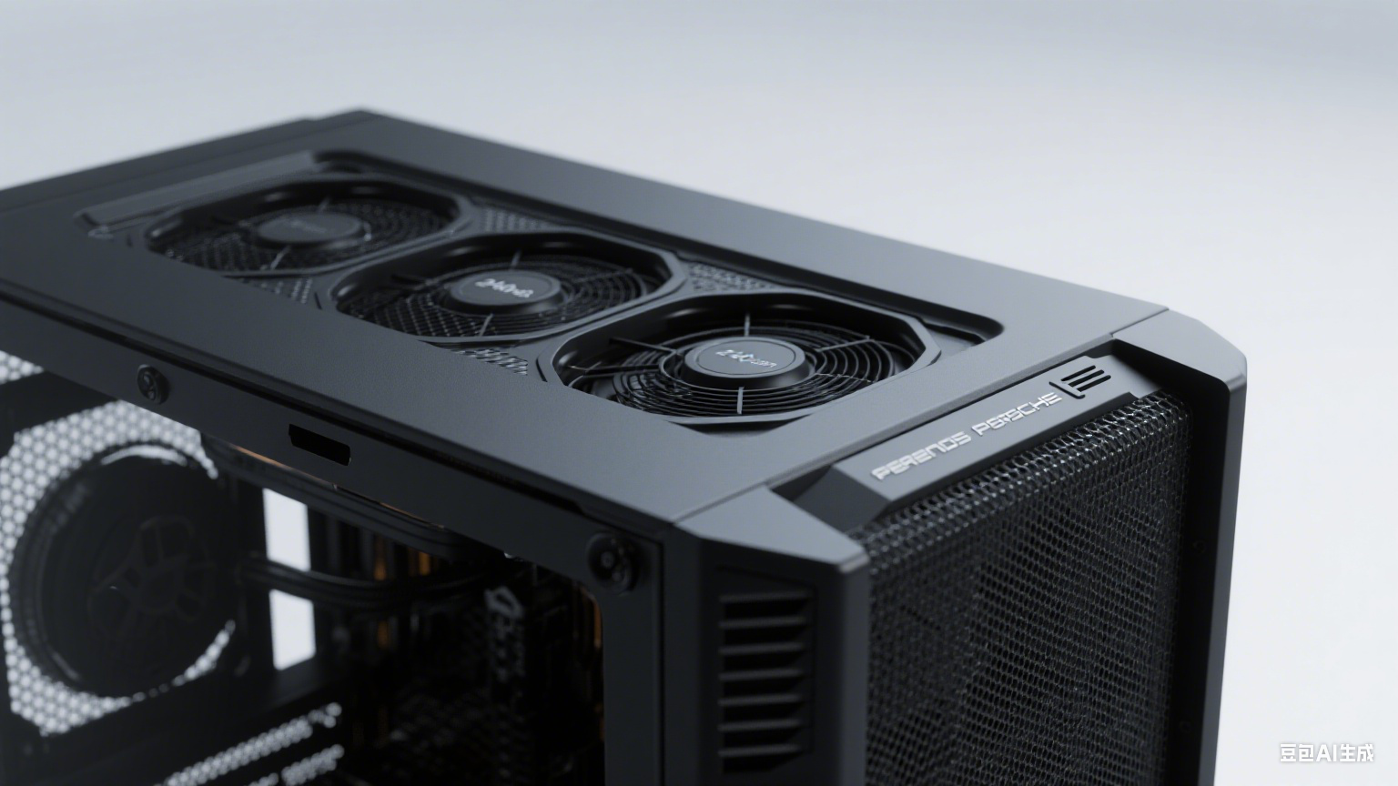 Mid Tower Plastic Injection Molding Computer Case for ATX PSU