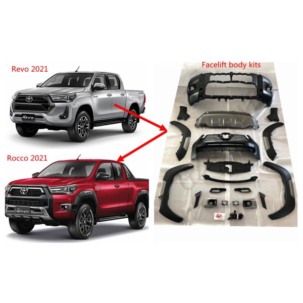 2015-2019 Toyota Hilux Revo Convert To 2021 Hilux Facelift Kits