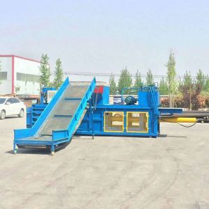 China Plastic Balers Pressing Machine/Waste Paper /Horizontal Hydraulic Cardboard Box Baling Press on sale