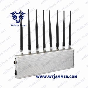 Cheap Adjustable All Frequency Omni-Antennas GSM 3G 4G Mobile Phone Signal Jammer GPS WiFi Lojack Jammer for sale