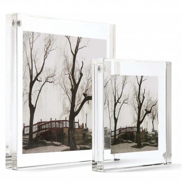 Quality Clear Perspex 4x6'' Acrylic Magnetic Picture Frame wholesale