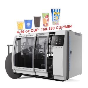 China High Speed Automatic Paper Cup Making Machine 180pcs/Min on sale