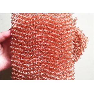 4 Wire Copper Knitted Wire Mesh For Distillation Copper