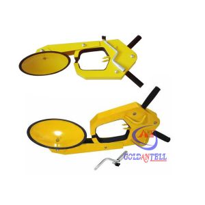 Heavy Duty Car Wheel Clamp Protection Locks / Adjustable Size wheel clamps for cars