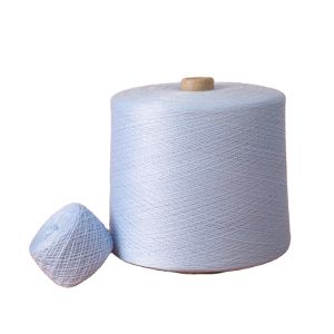 Cheap Recyclable Durable Polyester Ring Spun Yarn , Multi Function Ring Spun Polyester Yarn for sale