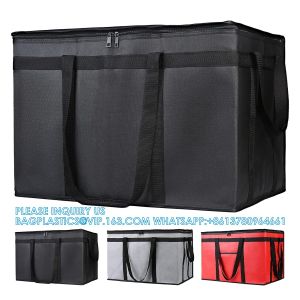 Insulated Cooler Bag And Food Warmer (3XL, 2 Pack) For Food Delivery & Grocery