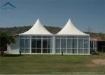 Small Glass Wall Pagoda Party Tent Hop - Dip Galvanized Steel Connectors
