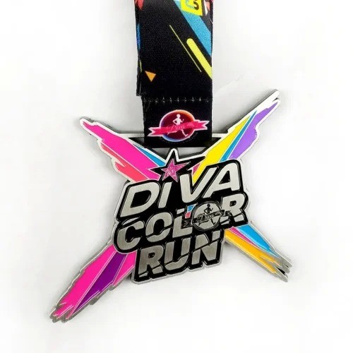 Quality Custom Shape Design Personalized Medals With Color Infill / Soft Enamel Awards wholesale