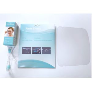 2020 Hot Sale Anti-Fog Transparent Protective Face Shield With Glassses Frame