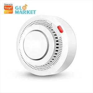 China Tuya Smart WiFi Smoke Detector APP Control Remote Alarm SMS Notification 80DB Siren on sale