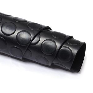 E-Purchasing Anti Slip Rubber Coin Pattern Rubber Mat Flooring 3.5mm X 36" X 6ft