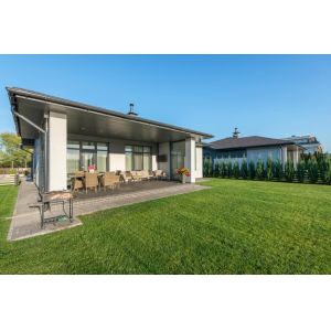 Garden Artificial Grass Turf C Shape Grass Pile 40mm Landscaping Synthetic Turf