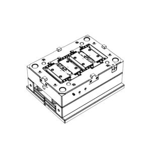 OEM / ODM ： Cold Runner Injection Molding & Scanner Front Housing (1*2) No.24001