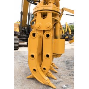 Q345B NM400 Excavator Rotating Grapple Custom Color