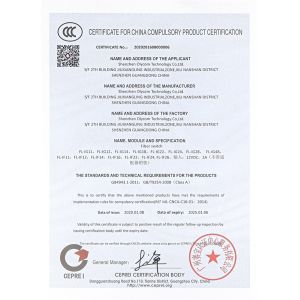 Shenzhen Olycom Technology Co., Ltd. Certifications