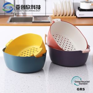 White Plastic Injection Molding Assembly drainage basket