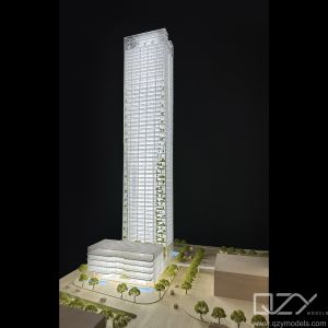 Aedas 3D Architectural Site Model Skyscrapercity 1/300 OEM