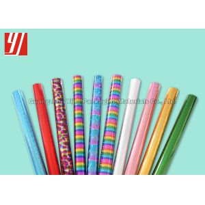 China Laser Recyclable Holographic Hot Stamping Foil Custom Transparent Patterns Clear Silk Gloss Finishes on sale